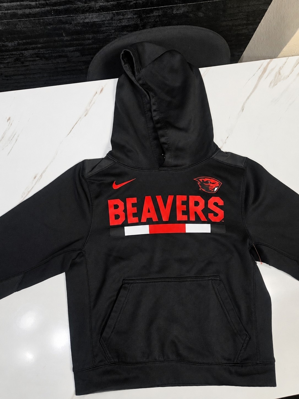 Nike Dri-FIT Oregon State Beavers Hoodie Youth Size S Black